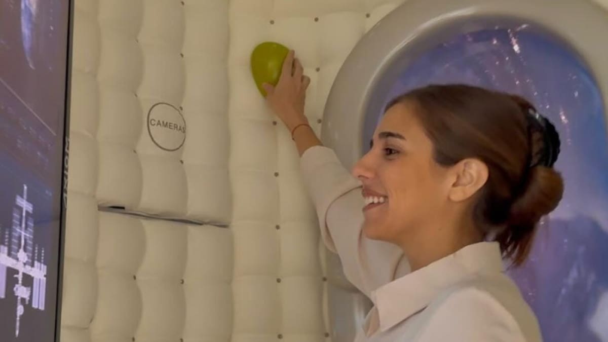 María Noel de Castro Campos estudia y practica para ser la primera astronauta argentina. Foto: Instagram / noel.decastro.