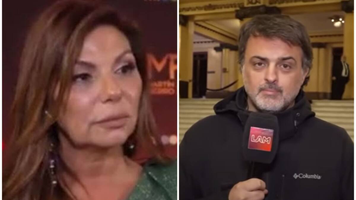 Mariel Di Lenarda y Santiago Sposato. Fotos: captura videos.