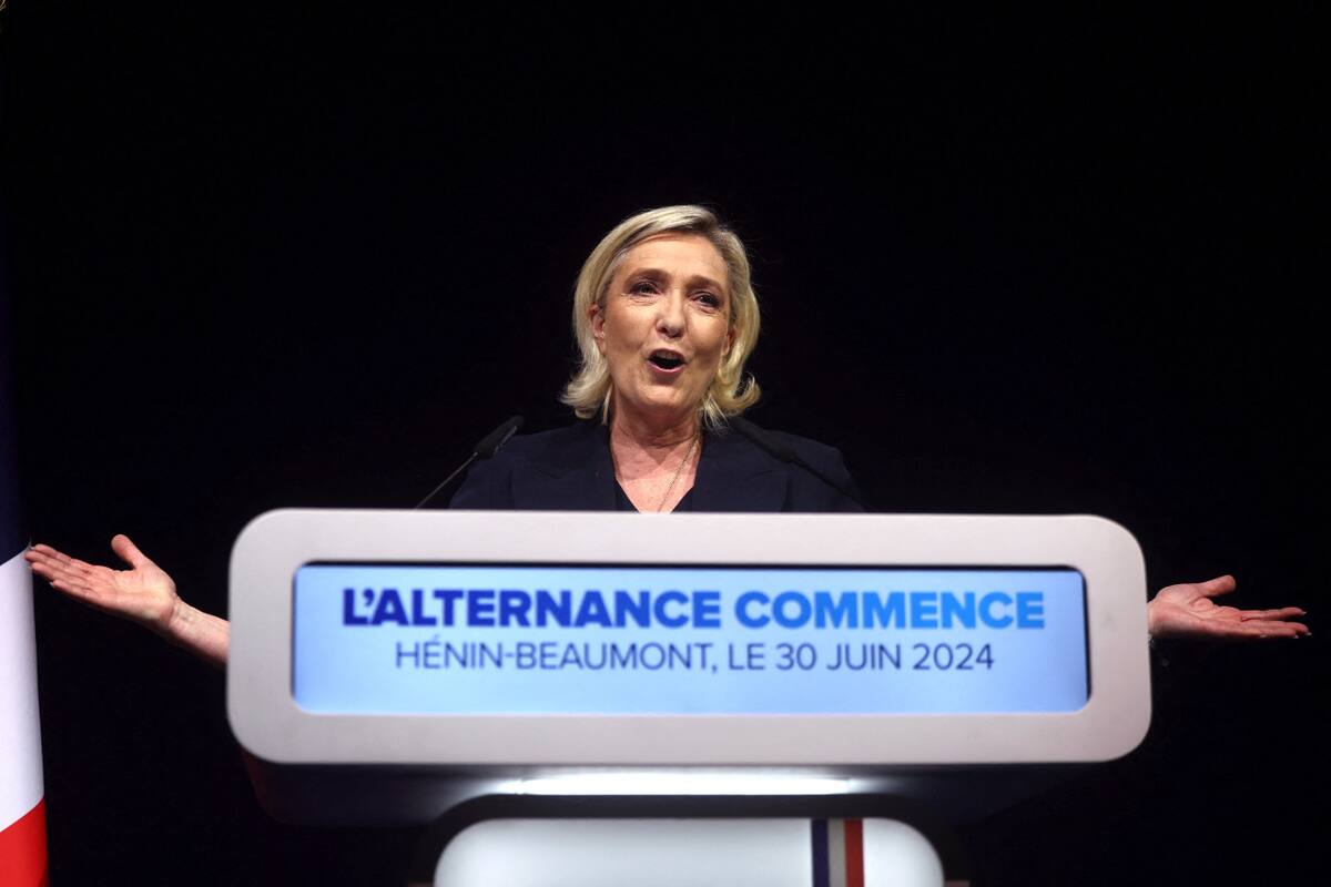 Marine Le Pen. Foto: Reuters