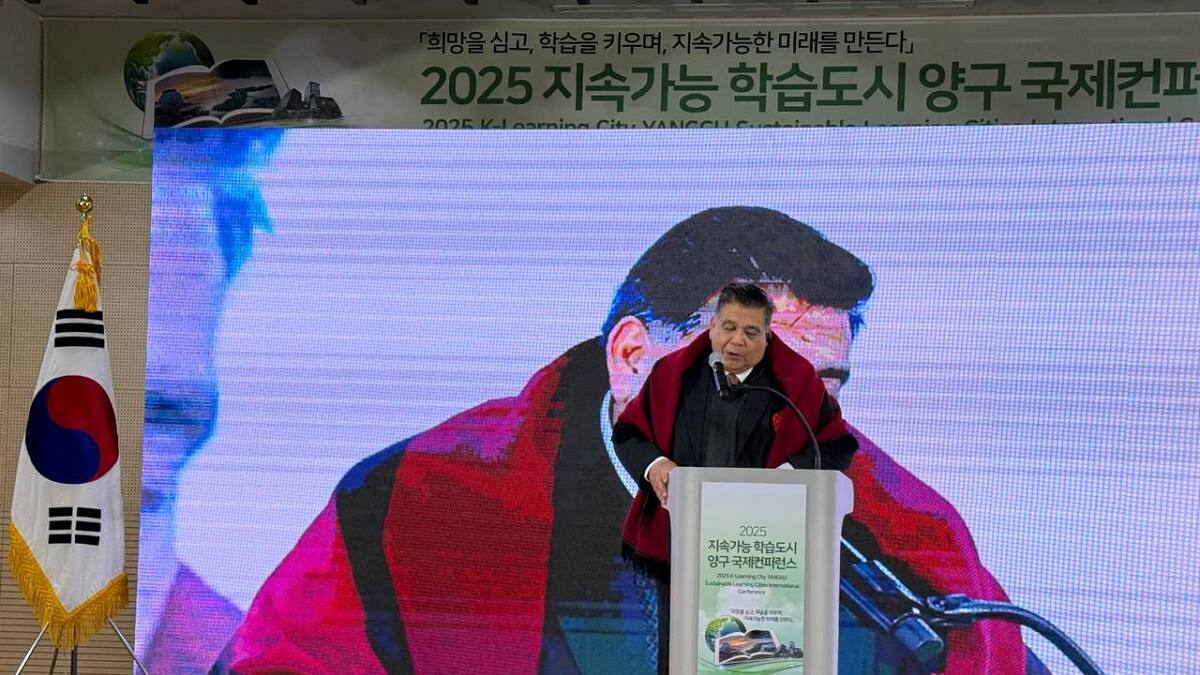 El intendente Mario Ishii fue reconocido en la República de Corea por su compromiso global con la educación