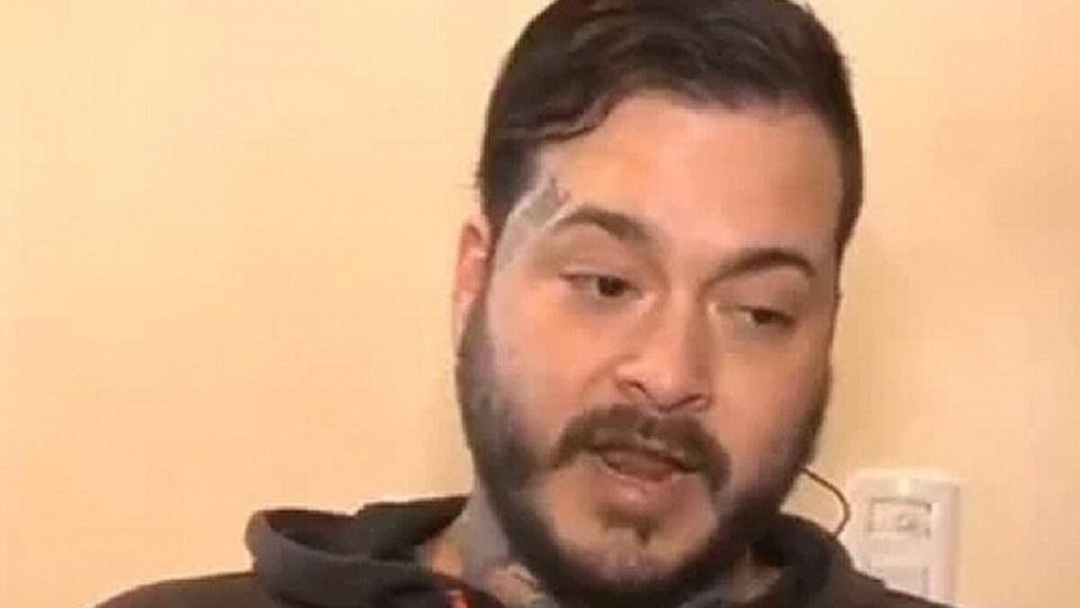 Mario, supuesto amigo de Fernando André Sabag Montiel, Foto captura de TV