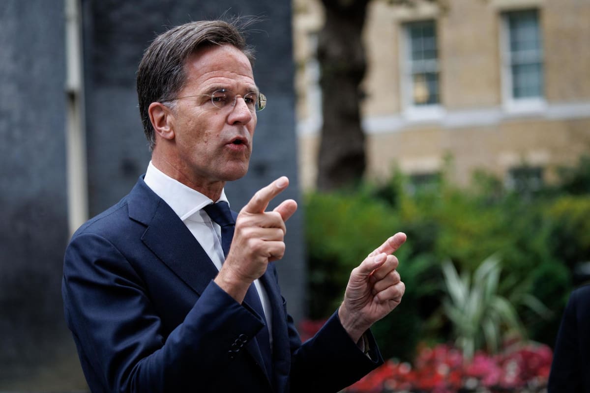 Mark Rutte, secretario general de la OTAN. Foto: EFE.