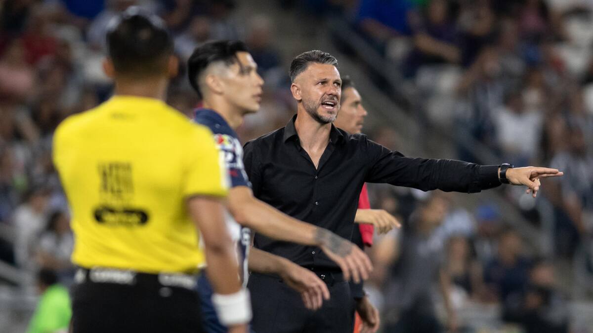 Martín Demichelis en el Monterrey. Foto: EFE.