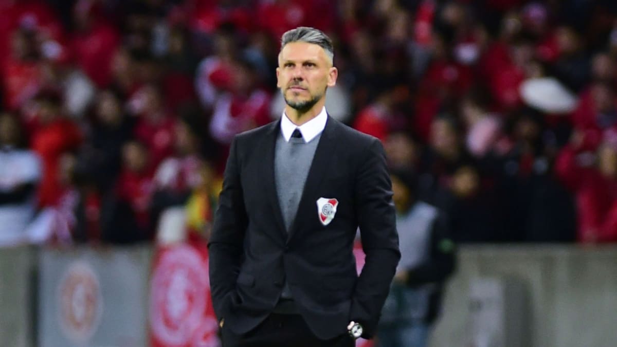 Martín Demichelis, entrenador de River. Foto: EFE