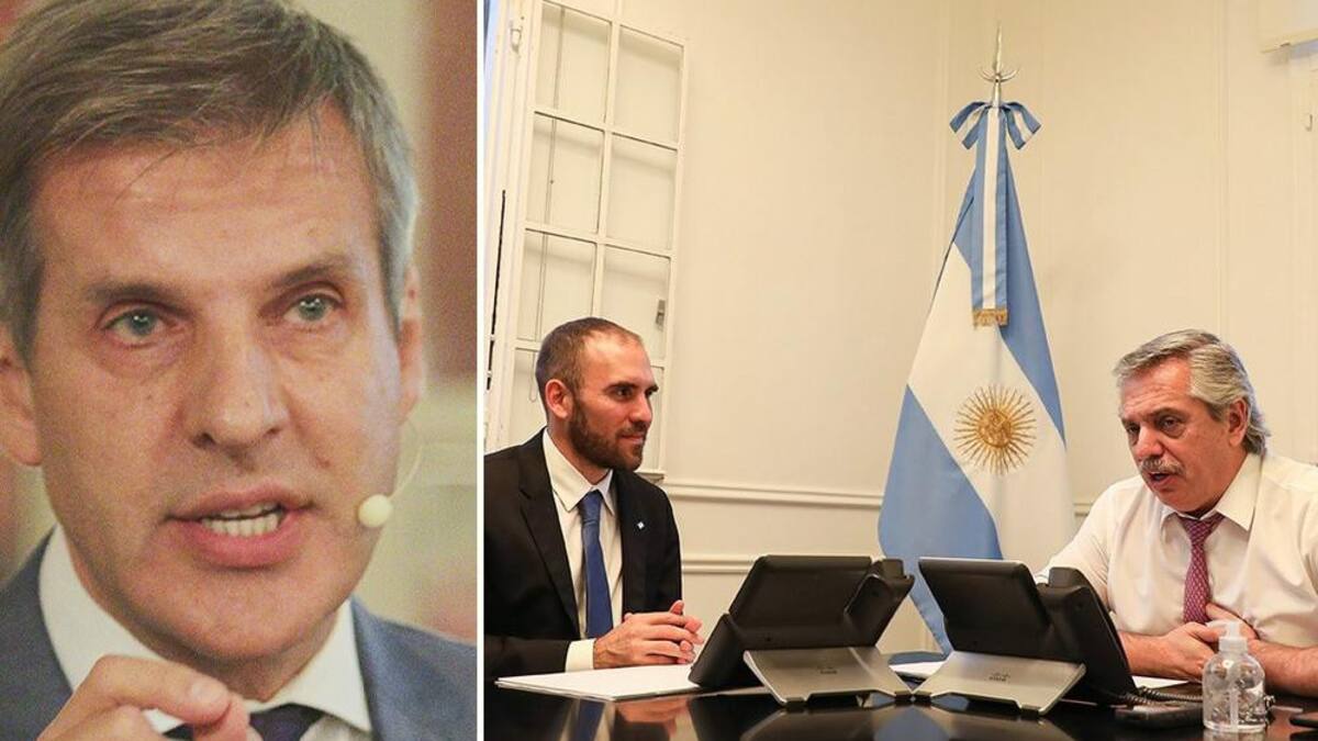 Martín Redrado, Martín Guzmán y Alberto Fernández