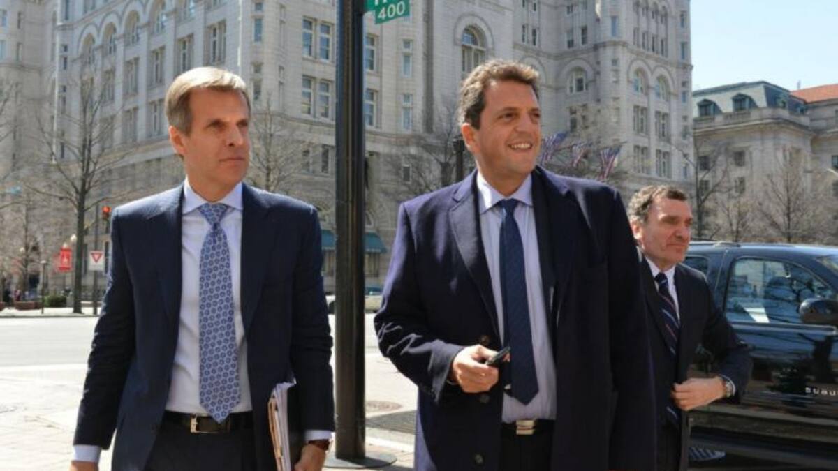 Martín Redrado y Sergio Massa, NA