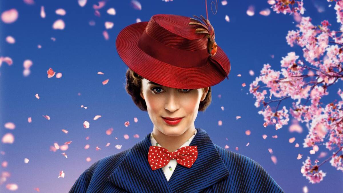 Mary Poppins fue lo más visto en los cines con casi 100 mil espectadores el fin de semana