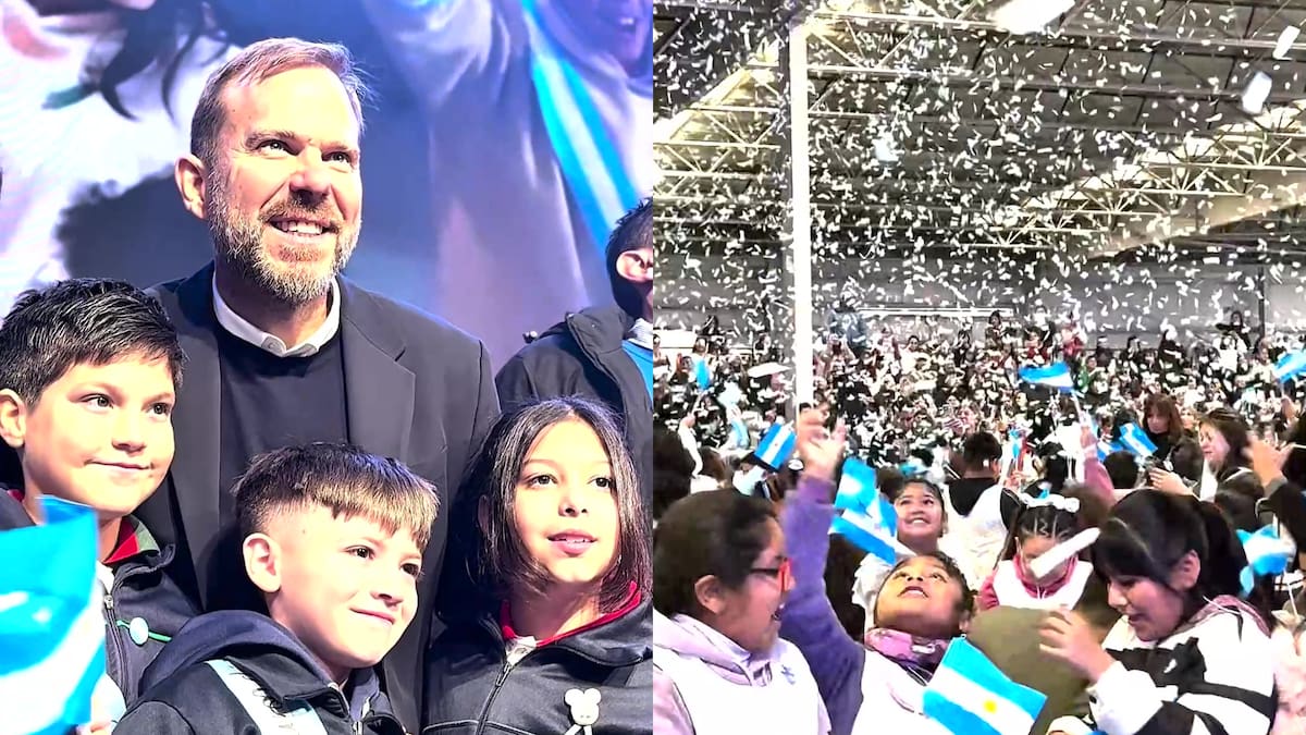 Con un innovador mensaje, más de 3.500 chicos de Ezeiza prometieron lealtad a la Bandera