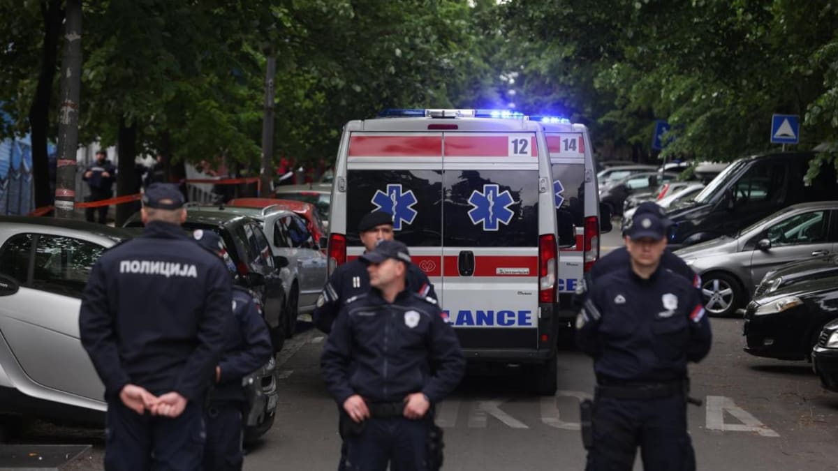 Masacre en Belgrado. Foto: EFE.