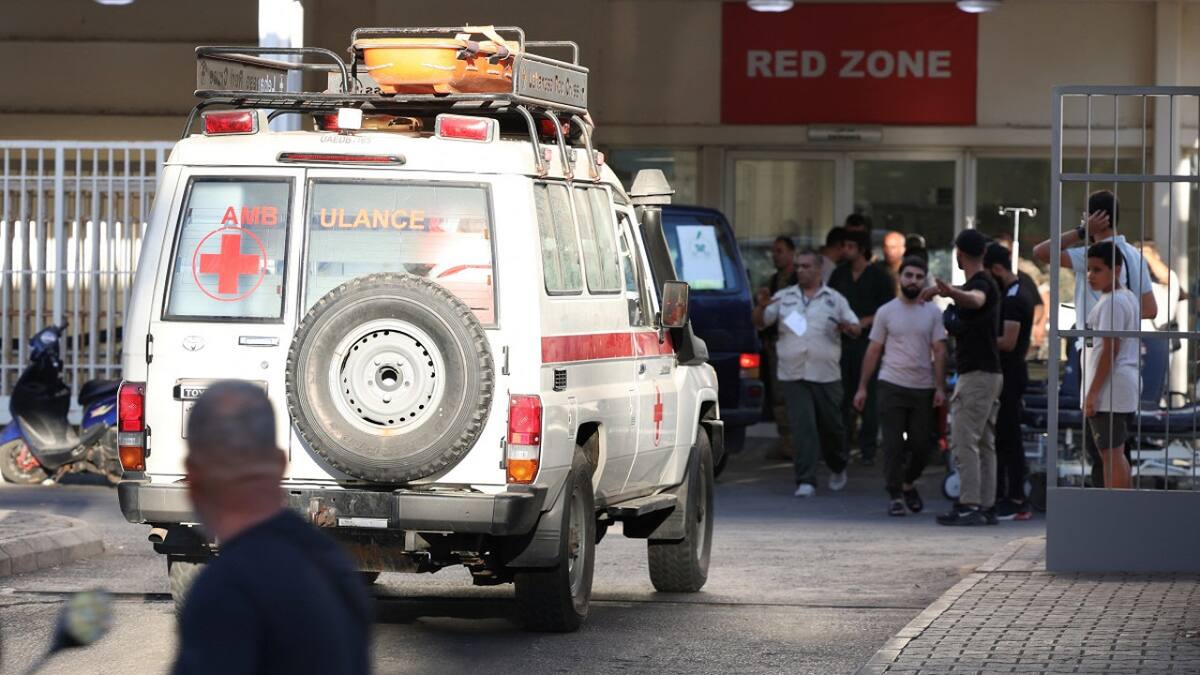 Masiva explosión de localizadores en el Líbano. Foto: Reuters.