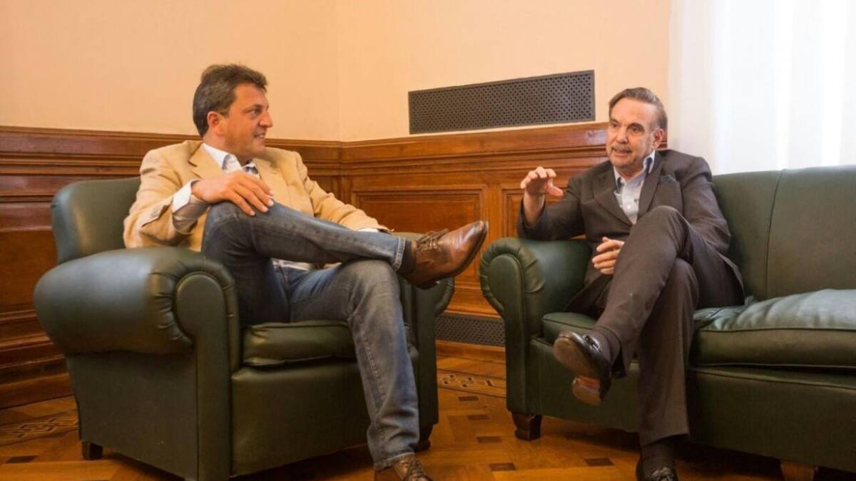 Massa y Pichetto - reunión del PJ