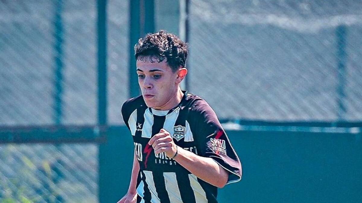Mateo Apolonio; Deportivo Riestra. Foto: NA.