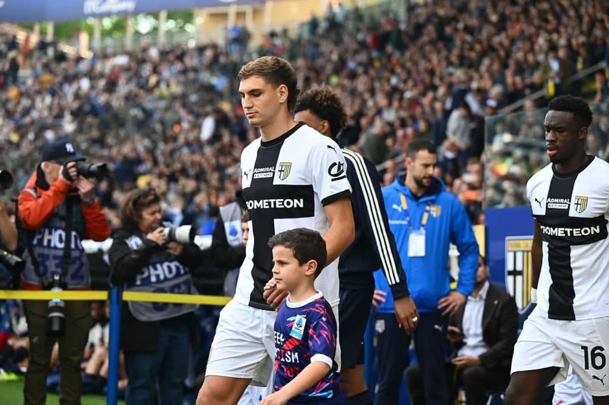 Mateo Pellegrino, delantero del Parma.