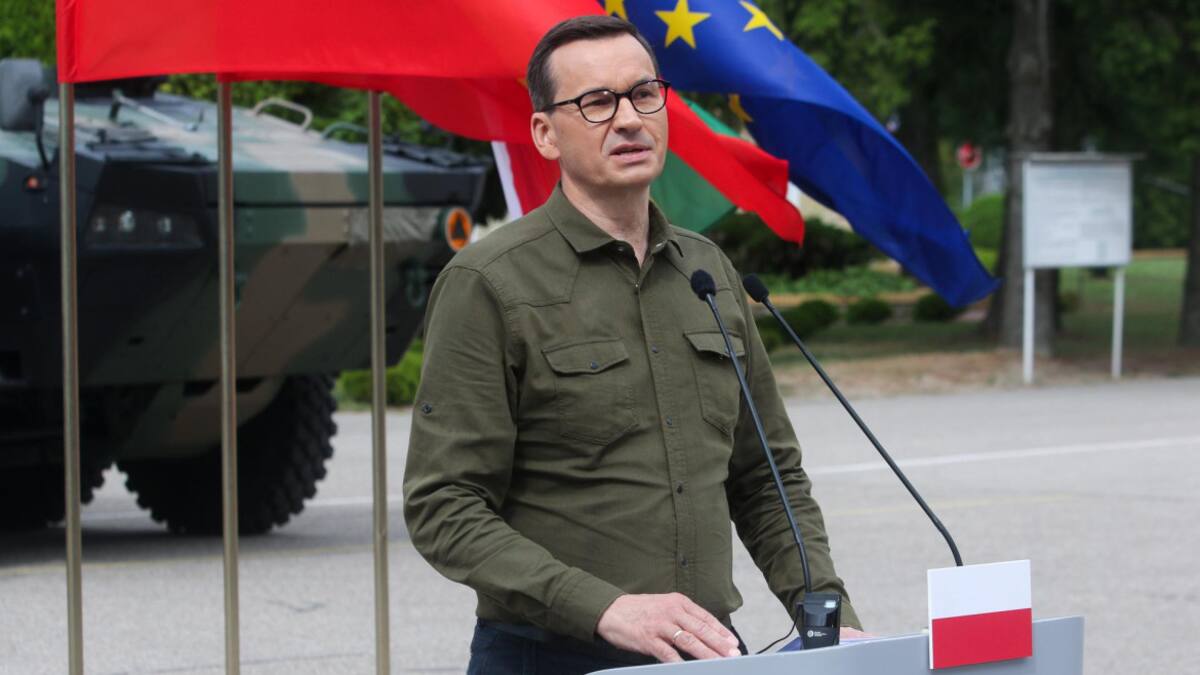 Mateusz Morawiecki, primer ministro polaco. Foto: EFE.