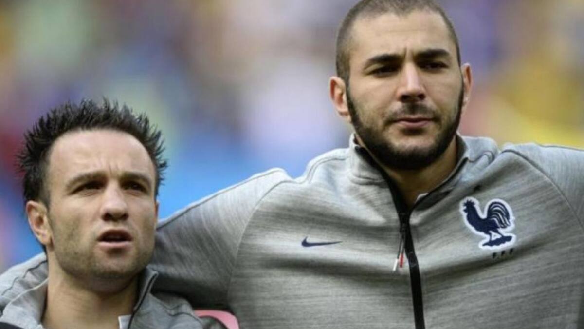 Mathieu Valbuena y Karim Benzema