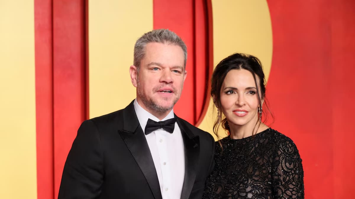 Luciana Barroso, la esposa argentina de Matt Damon que dijo presente en la final del Mundial con pasión albiceleste