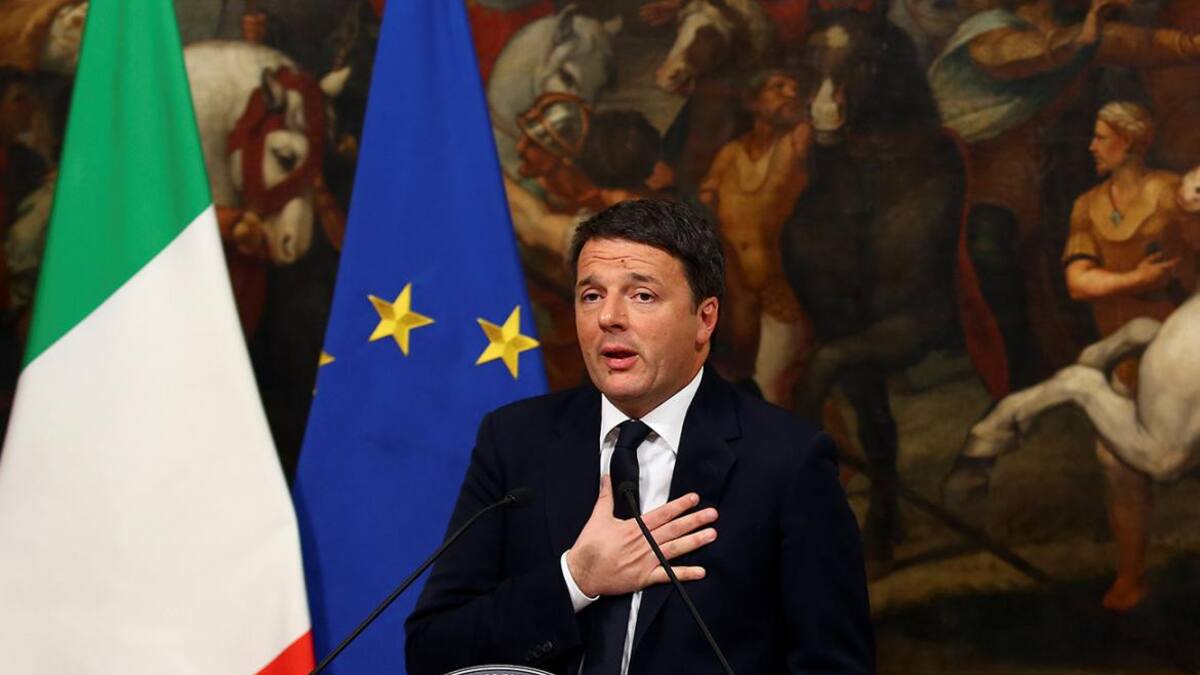 Sacude a Europa la renuncia de Renzi en Italia