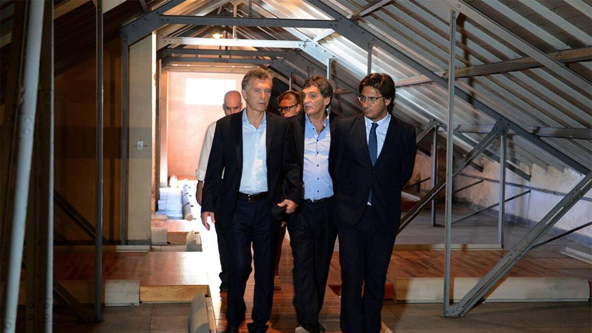 Mauricio Macri, Claudio Avruj y Germán Garavano (NA)