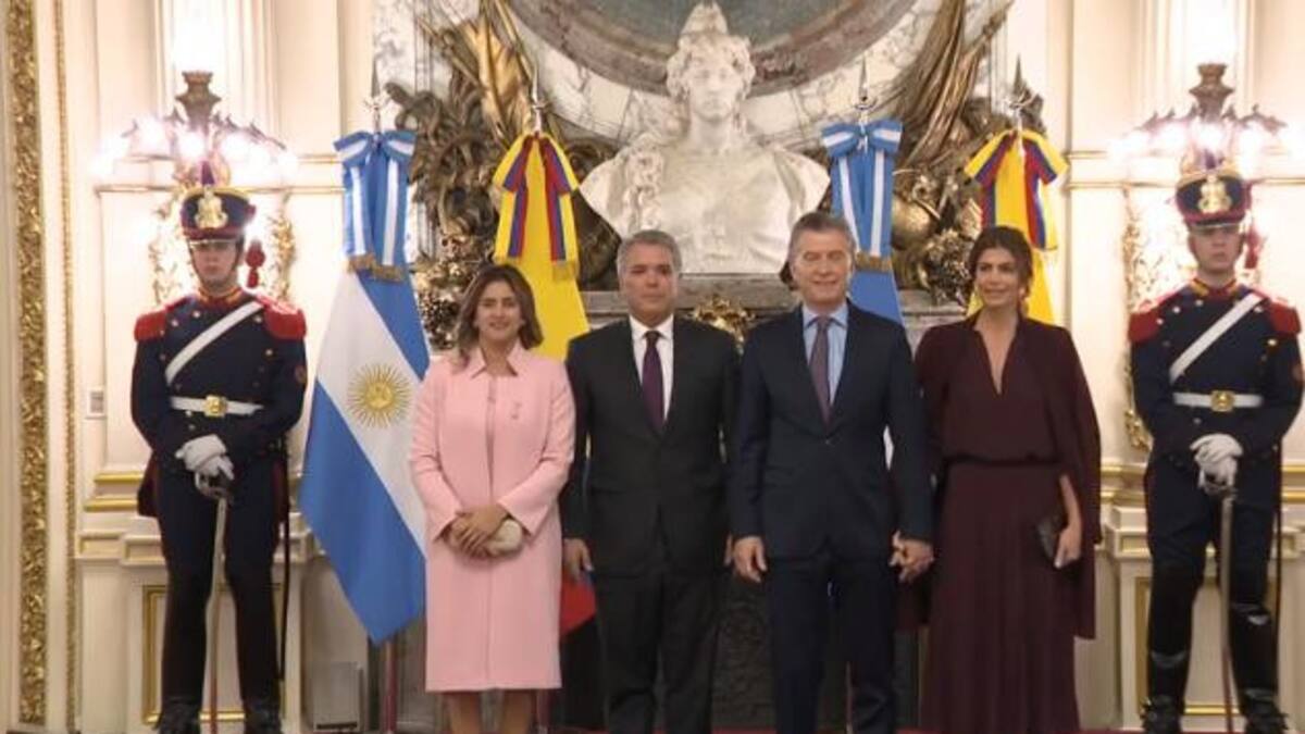 Mauricio Macri e Ivan Duque - Casa Rosada