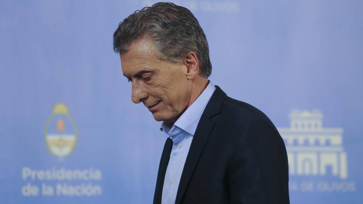 Mauricio Macri en conferencia de Prensa en la Quinta de Olivos - NA -