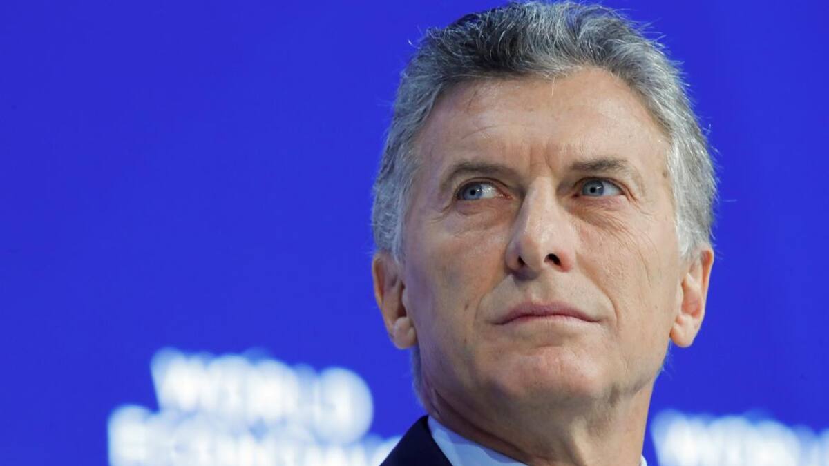 Mauricio Macri en Cumbre de Davos (Reuters)