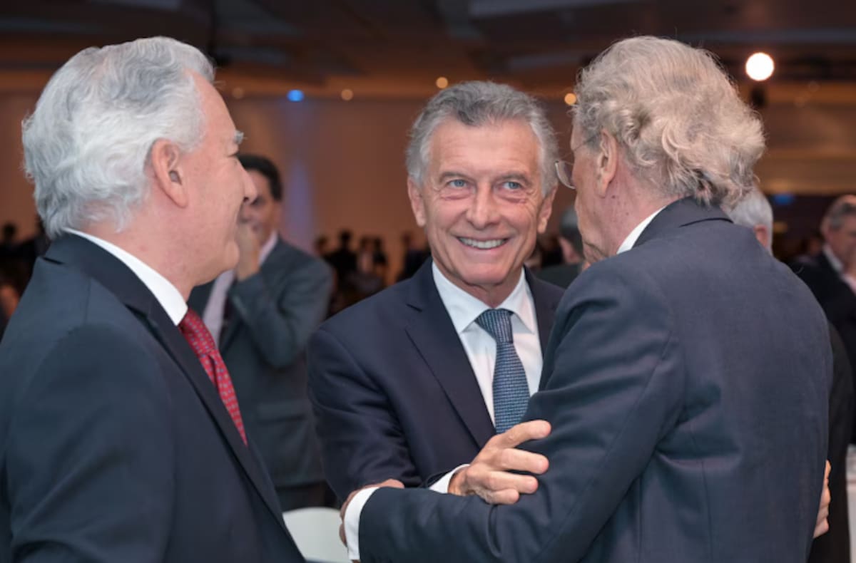 Mauricio Macri en la cena de la Fundación Libertad.