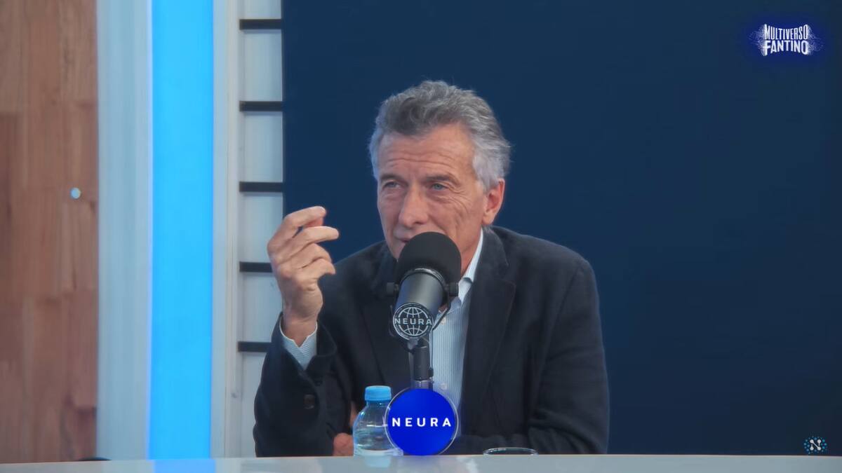 Mauricio Macri. Foto: Captura.