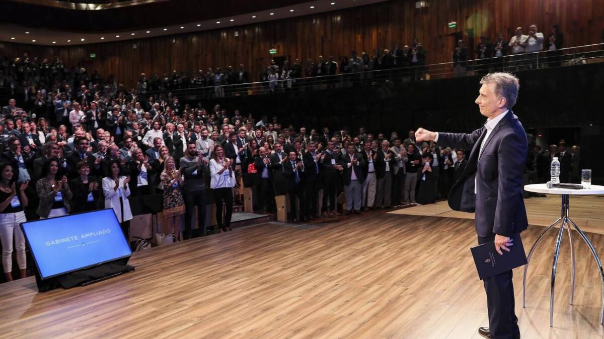 Mauricio Macri, reunión de gabinete ampliado, NA