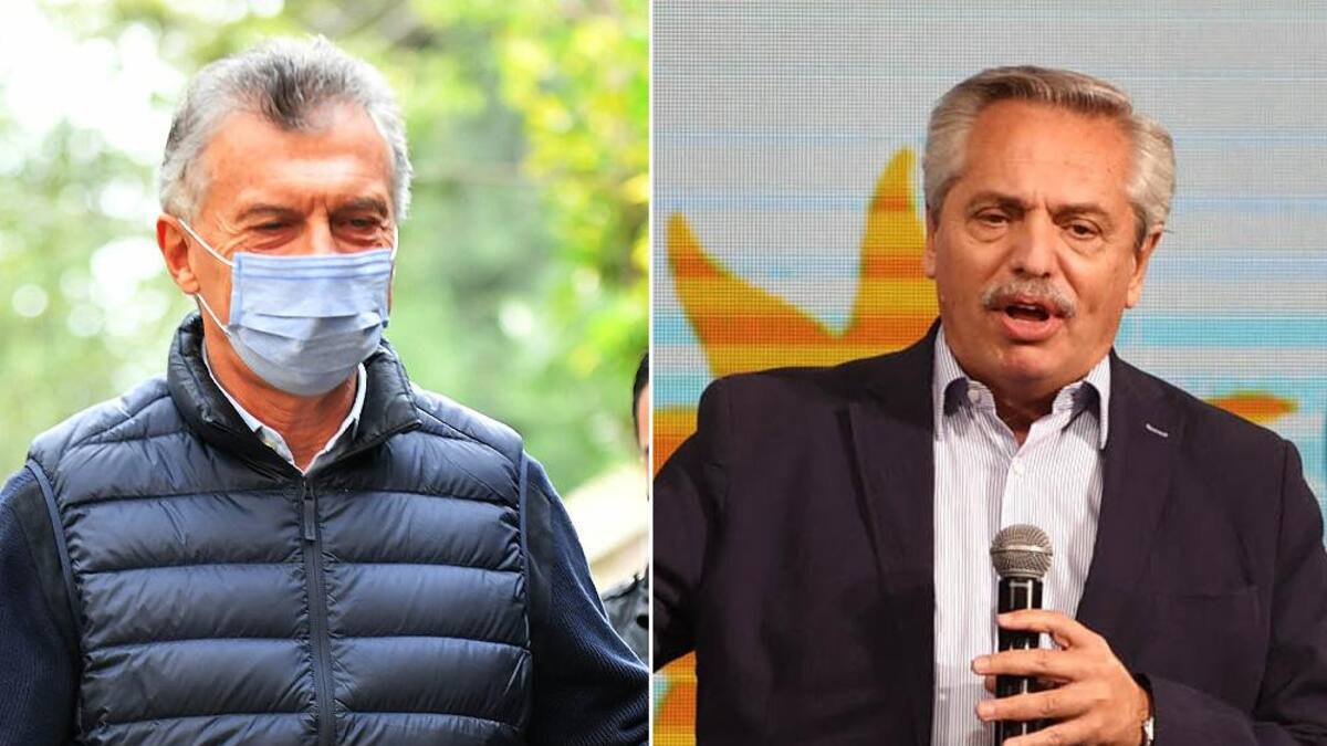 Mauricio Macri y Alberto Fernández, NA