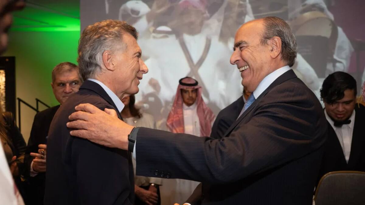 Mauricio Macri y Guillermo Francos.