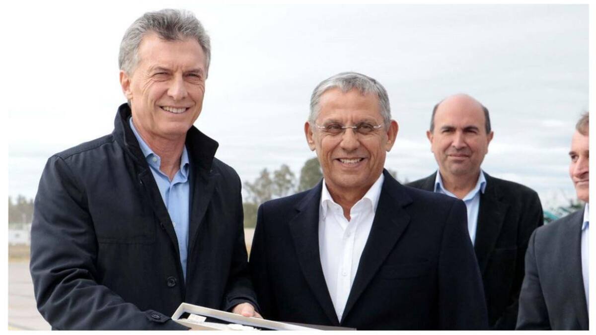 Mauricio Macri y Horacio "Pechi" Quiroga