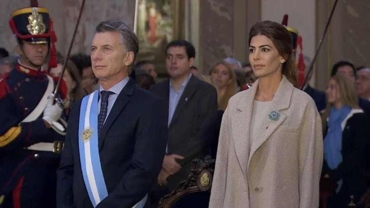 Mauricio Macri y Juliana Awada en el Tedeum