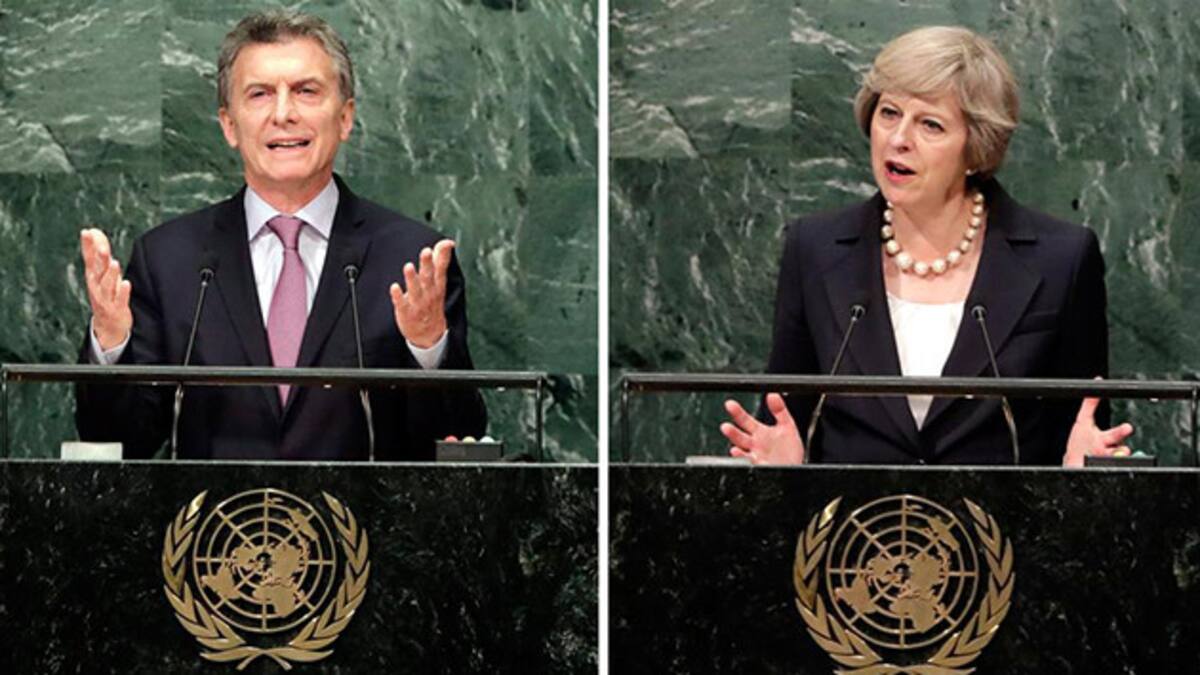 Mauricio Macri y Theresa May - Reuters
