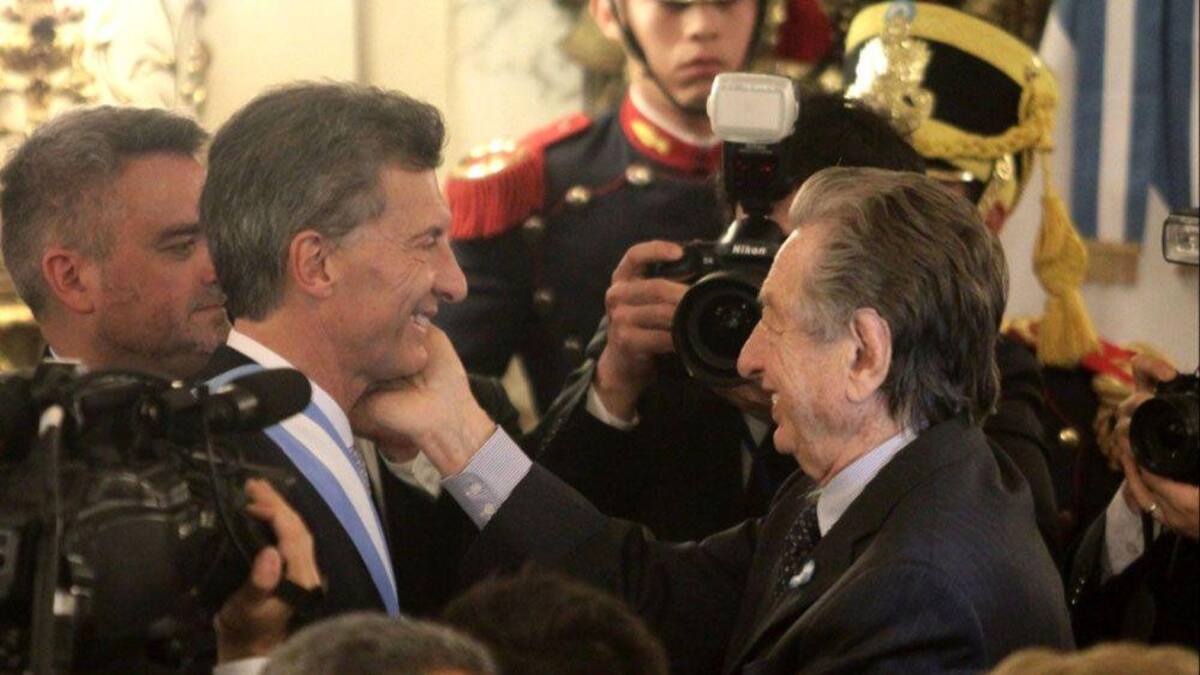 Mauricio y Franco Macri - Fallecimiento padre del Presidente