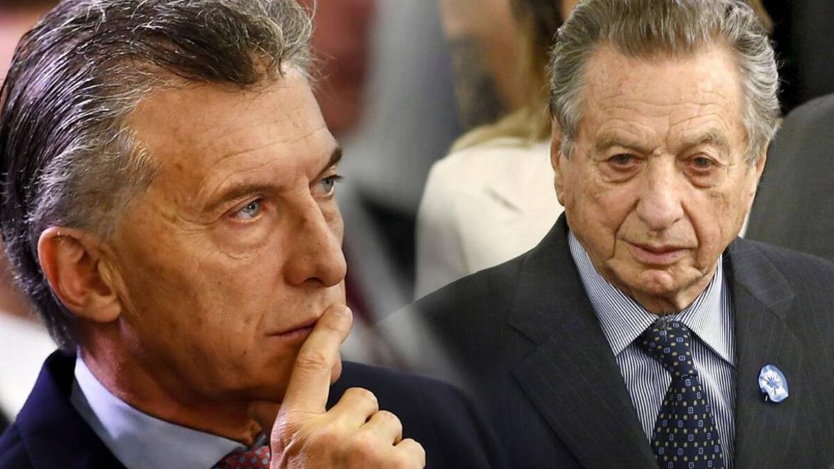 Mauricio y Franco Macri