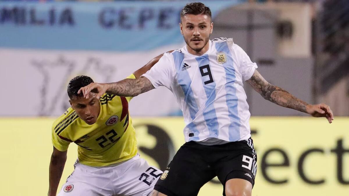 Mauro Icardi en la Selección. Fuente: PH: Julio Cortez