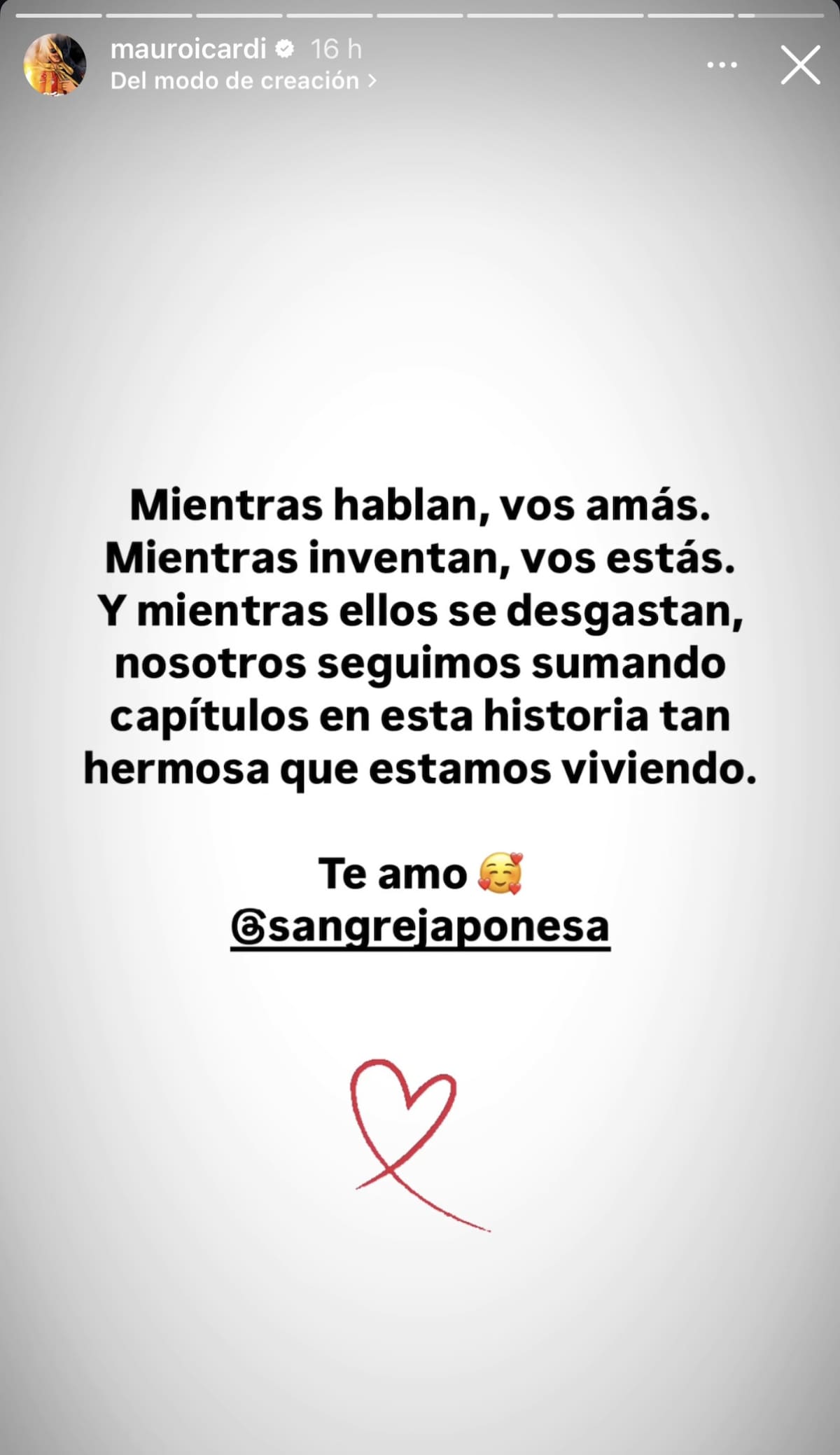 Mauro Icardi le respondió a Wanda Nara tras insultar a la China Suárez. Foto captura INSTAGRAM @mauroicardi