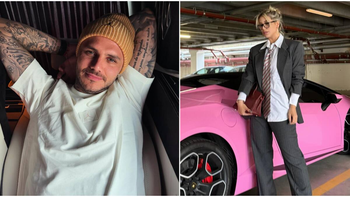 Risas y complicidad: así fue el reencuentro entre Wanda Nara y Mauro Icardi a la salida de la audiencia en Milán
