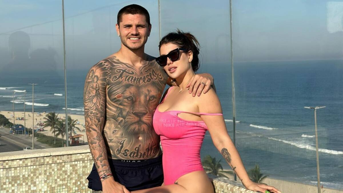Mauro Icardi y Wanda Nara. Foto: Instagram.