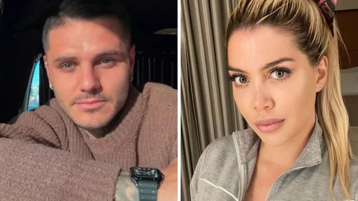 Mauro Icardi y Wanda Nara. Foto: NA