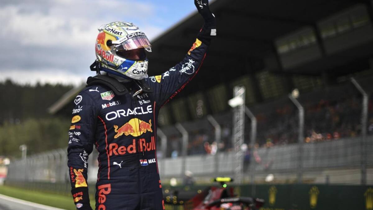 Max Verstappen en el Gran Premio de Austria. Foto: EFE.