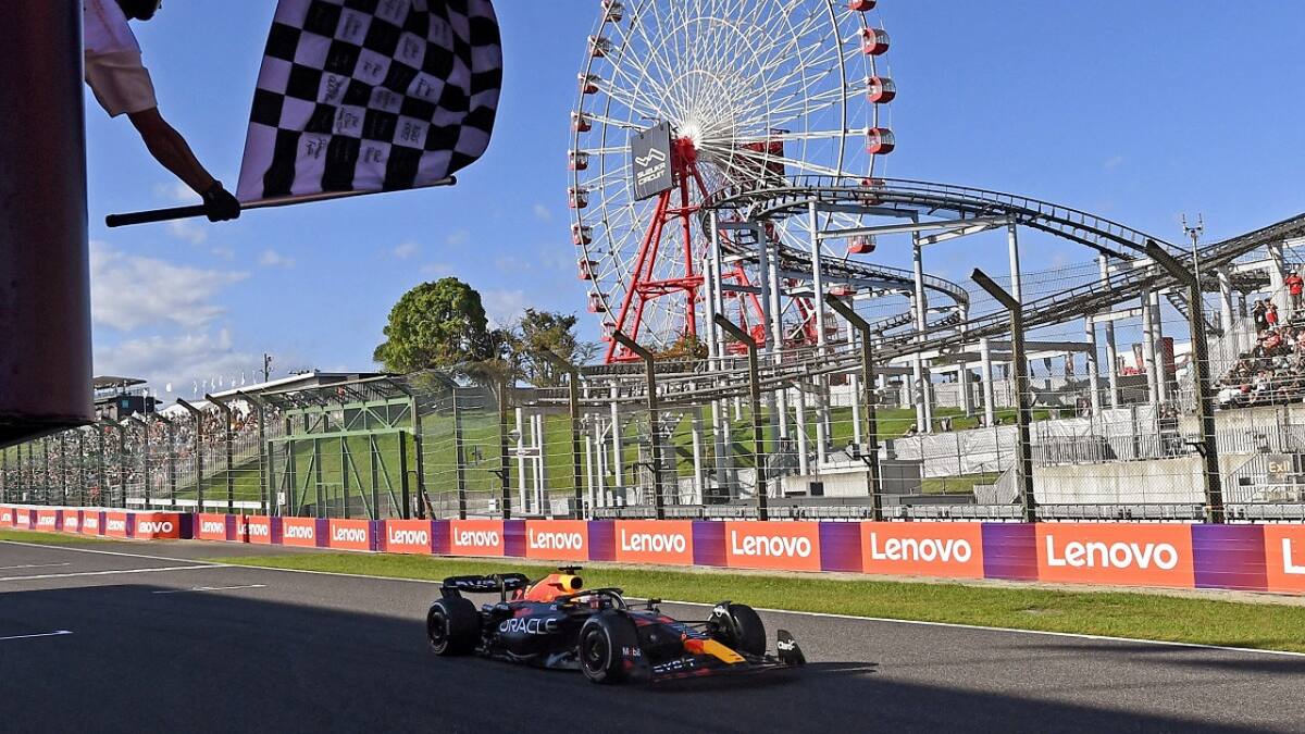 Max Verstappen, ganador del GP de Japón de Fórmula 1. Foto: Reuters.