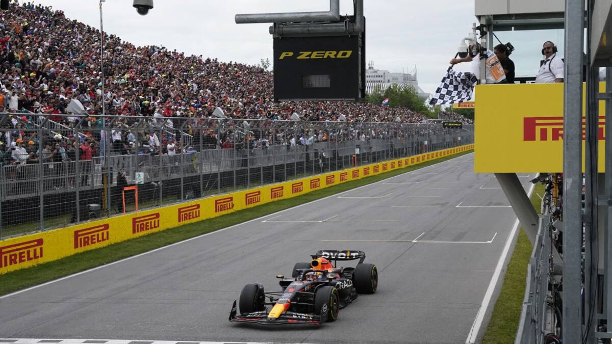 Max Verstappen se quedó con el Gran Premio de Canadá. Foto: Reuters.