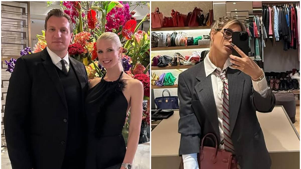 Maxi López, Daniela Christiansson y Wanda Nara. Fotos: Instagram.