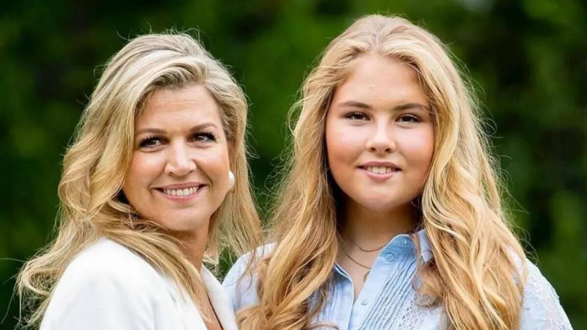 Máxima Zorreguieta y su hija Amalia.