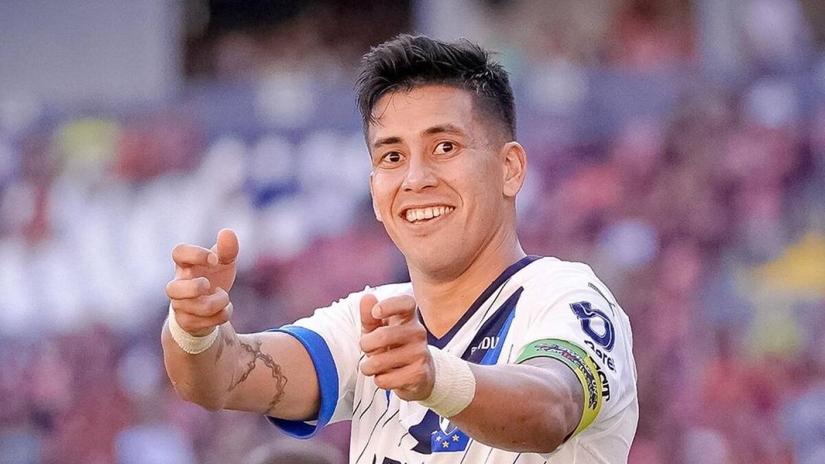 Maximiliano Meza; Monterrey. Foto: Instagram @maximeza7.