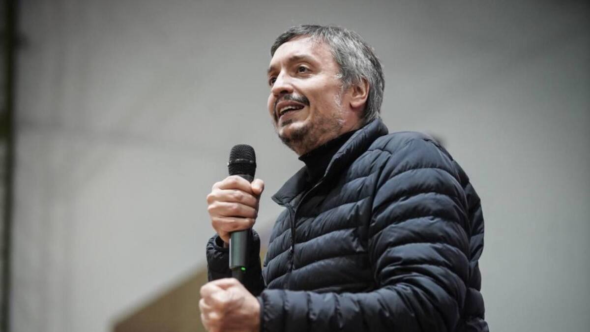 Máximo Kirchner en el cierre de campaña del Frente de Todos