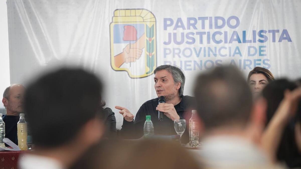 Máximo Kirchner encabezó la reunión Consejo partidario en La Plata. Foto: prensa