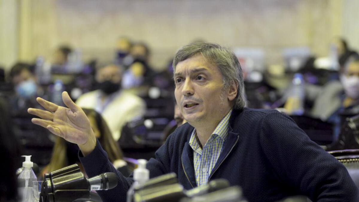 Máximo Kirchner. NA
