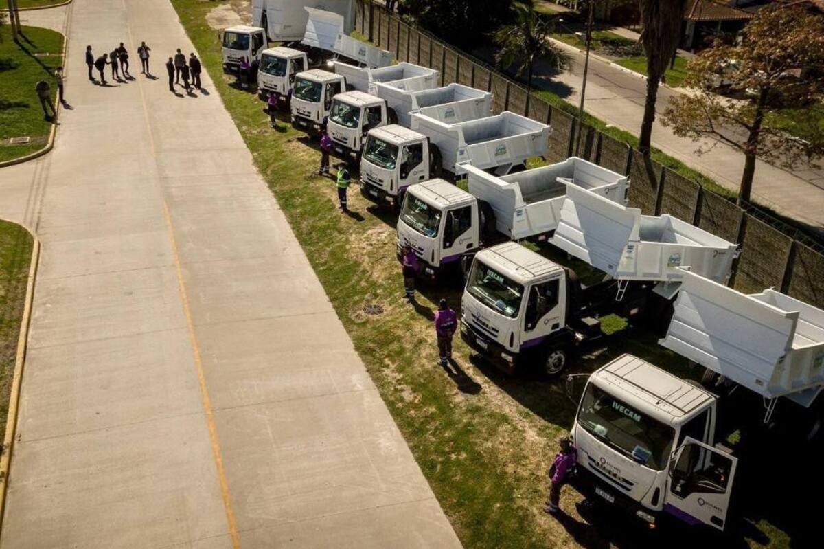 Mayra Mendoza presentó la compra de camiones en Quilmes